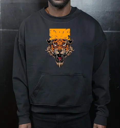 Angry Japanese Tiger Tattoo Tora