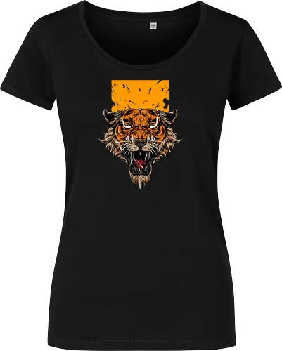 Angry Japanese Tiger Tattoo Tora