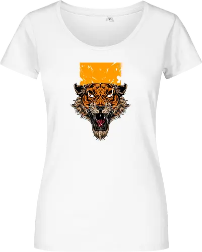 Angry Japanese Tiger Tattoo Tora