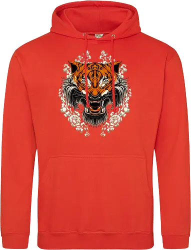 Angry Tiger Tora Tattoo
