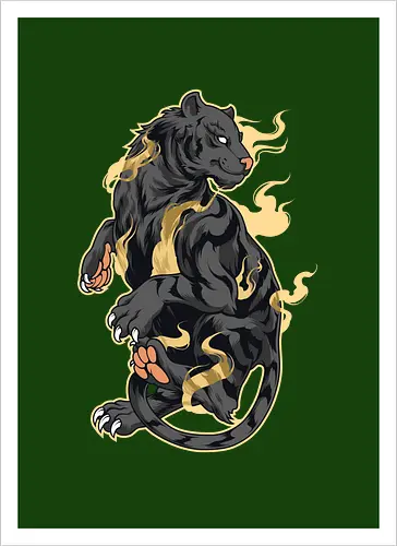 Black Tiger Tora Tattoo