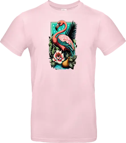 American Pink Flamingo Summer Vibes