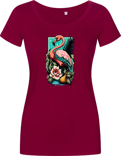 American Pink Flamingo Summer Vibes
