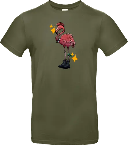 American Pink Punk Flamingo