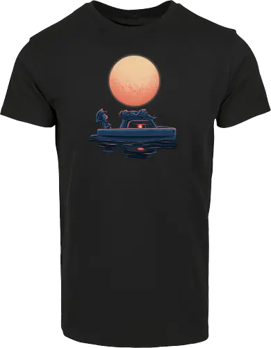 Boat Under The Moon