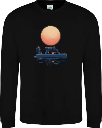 Boat Under The Moon