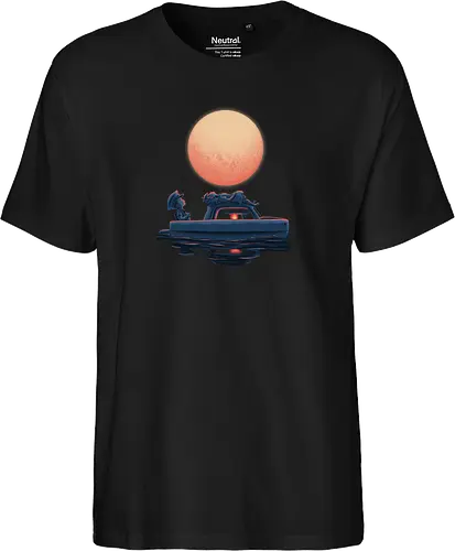 Boat Under The Moon