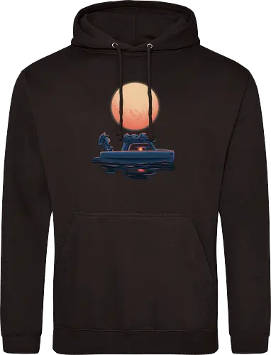 Boat Under The Moon
