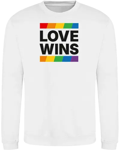 LOVE WINS - schwarz - Sweatshirt