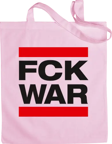 FCK WAR - schwarz - Tote Bag