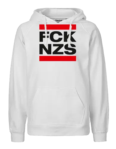 FCK NZS - schwarz - Fairtrade Hoodie
