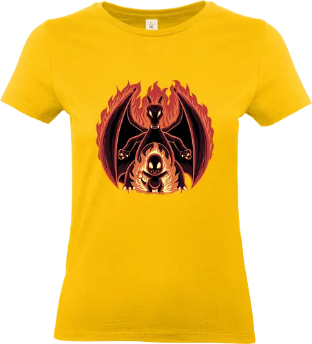 Fire Type Shadow - Starter, Pocket, Shadow - Standard T-Shirt (Women)