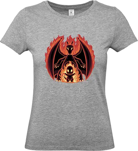 Fire Type Shadow - Starter, Pocket, Shadow - Standard T-Shirt (Women)