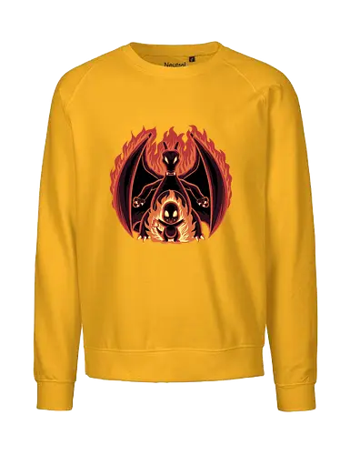 Fire Type Shadow - Starter, Pocket, Shadow - Fairtrade Sweatshirt