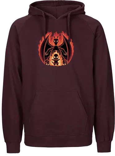 Fire Type Shadow - Starter, Pocket, Shadow - Fairtrade Hoodie