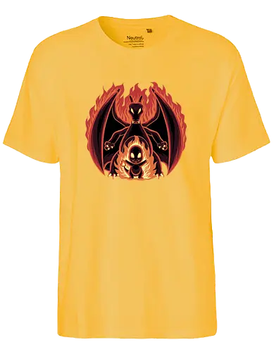 Fire Type Shadow - Starter, Pocket, Shadow - Fairtrade T-Shirt