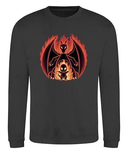 Fire Type Shadow - Starter, Pocket, Shadow - Sweatshirt