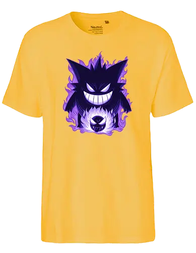 Ghost Type Shadow - Ghost Type, Pocket, Shadow - Fairtrade T-Shirt