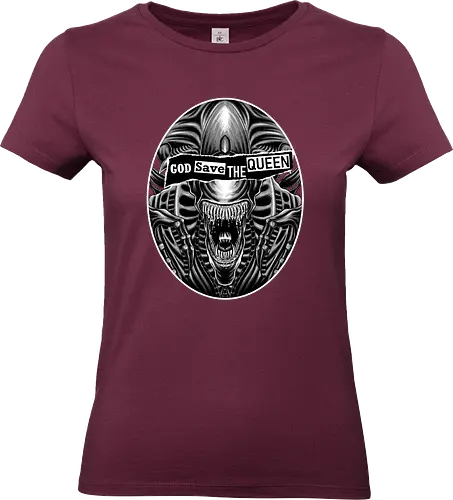 God Save the Queen - Sexpistol, Xenomorph, Alien, Queen - Standard T-Shirt (Women)