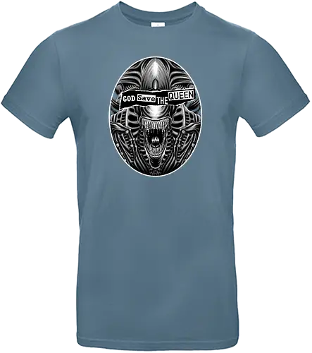 God Save the Queen - Sexpistol, Xenomorph, Alien, Queen - Standard T-Shirt