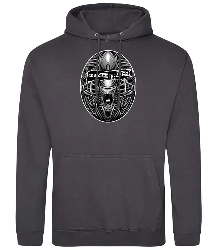 God Save the Queen - Sexpistol, Xenomorph, Alien, Queen - Standard Hoodie