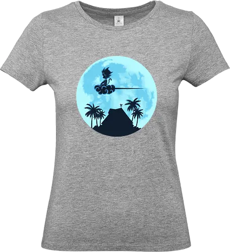 Kame Night - Goku, Dragon, Kame Island - Standard T-Shirt (Women)