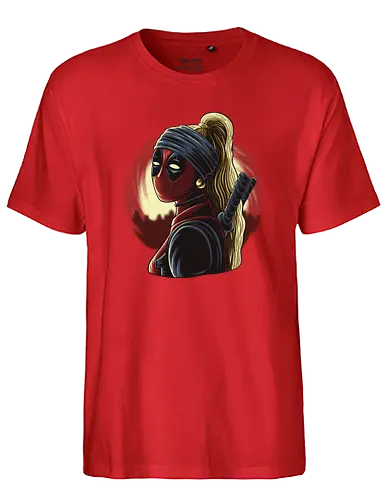 Lady with Pearl Earring - Ladypool, Antihero, Vermeergirl - Fairtrade T-Shirt