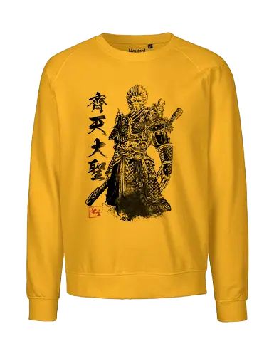 great sage - monkeyking, ape, game, wukong, animal, knight, warrior, monkey, painting, art - Fairtrade Sweatshirt