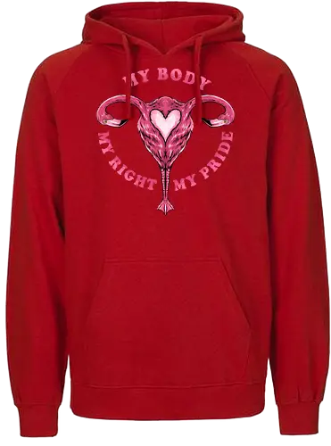 flamingo pride  - womanpower, rights, flamingo, bird, pink, beautiful, love - Fairtrade Hoodie