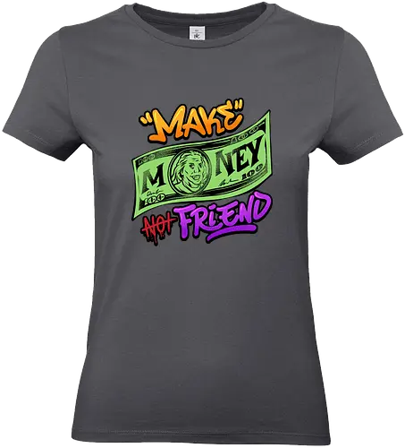 make money  - money, font, graffiti, cool, love, politics - Standard T-Shirt (Women)