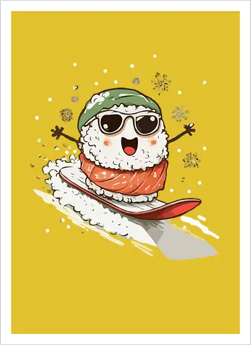 sushi snowboard