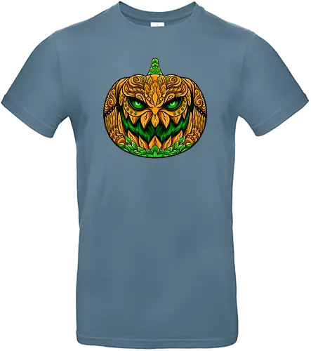 wild orange - halloween, pumpkin, scary, creepy, fruit, horror - Standard T-Shirt