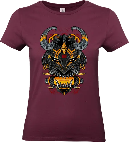 black oni  - oni, japanese, halloween, horror, devil, anime, samurai, ninja, shinobi - Standard T-Shirt (Women)