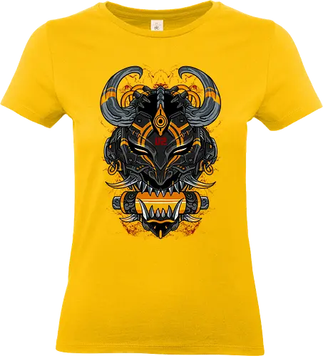 black oni  - oni, japanese, halloween, horror, devil, anime, samurai, ninja, shinobi - Standard T-Shirt (Women)