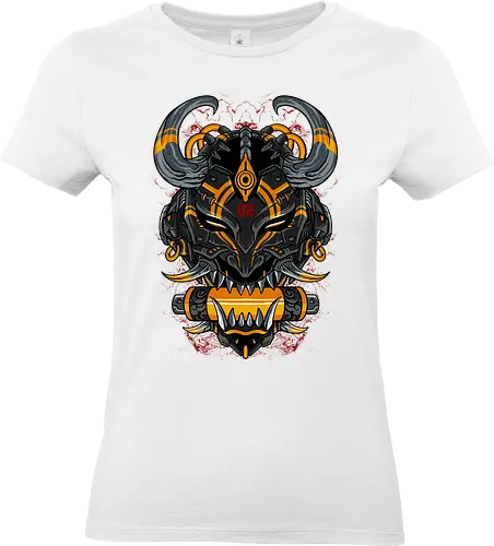 black oni  - oni, japanese, halloween, horror, devil, anime, samurai, ninja, shinobi - Standard T-Shirt (Women)