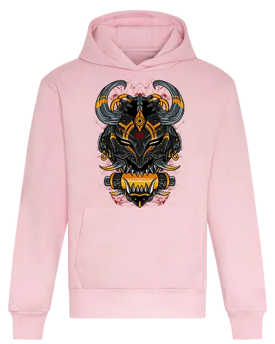 black oni  - oni, japanese, halloween, horror, devil, anime, samurai, ninja, shinobi - Heavyweight Hoodie
