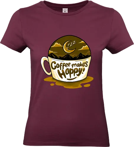 insomnia - coffee, caffeine, cool, latte, cafe, insomnia, drink, happy - Standard T-Shirt (Women)