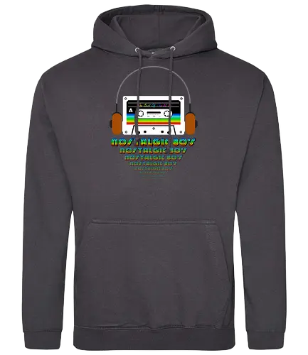 Nostalgic 80's Art (light) - Cassette, Music, Pen - Standard Hoodie