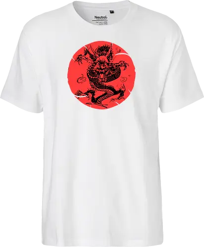 Japanese Dragon Red Sunset Tattoo 