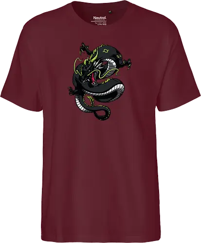 Black Japanese Dragon Tattoo