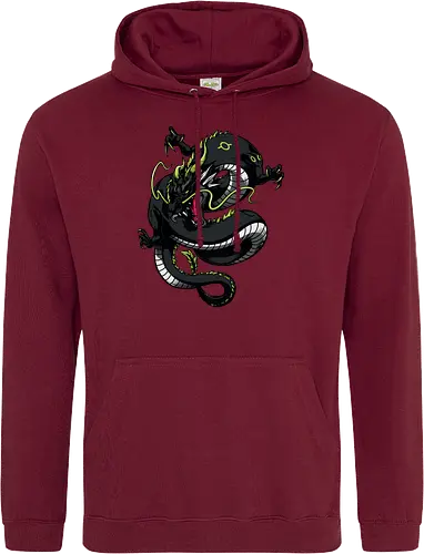 Black Japanese Dragon Tattoo