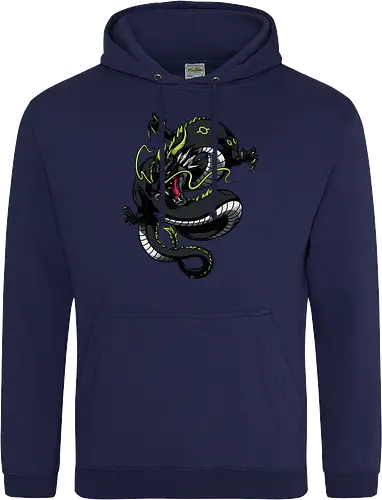 Black Japanese Dragon Tattoo