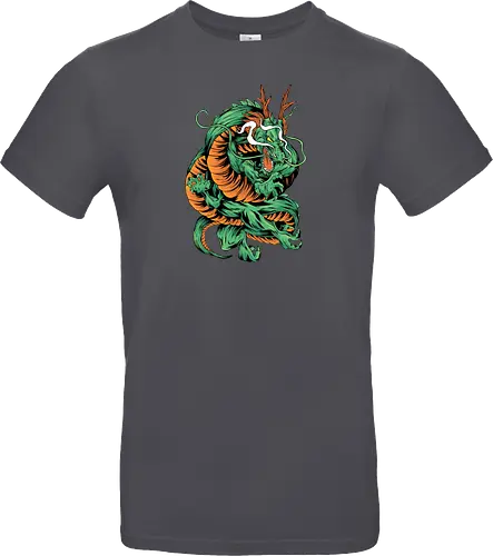 Angry Japanese Dragon Tattoo