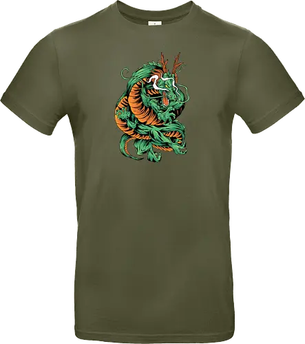 Angry Japanese Dragon Tattoo