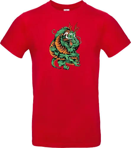 Angry Japanese Dragon Tattoo