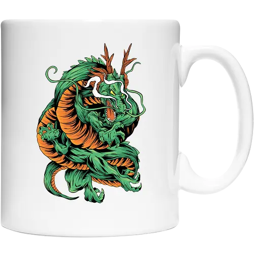 Angry Japanese Dragon Tattoo
