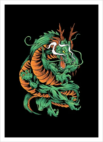 Angry Japanese Dragon Tattoo