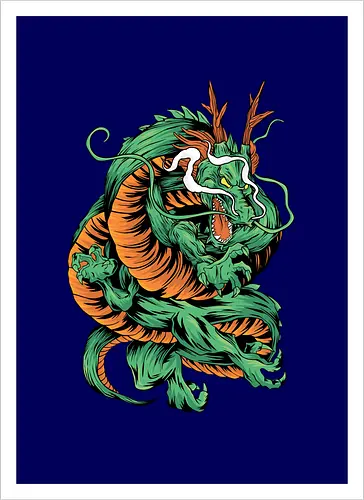 Angry Japanese Dragon Tattoo