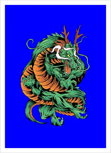 Angry Japanese Dragon Tattoo