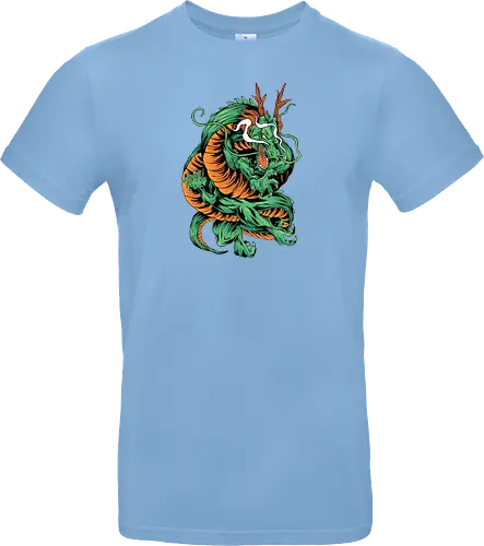 Angry Japanese Dragon Tattoo